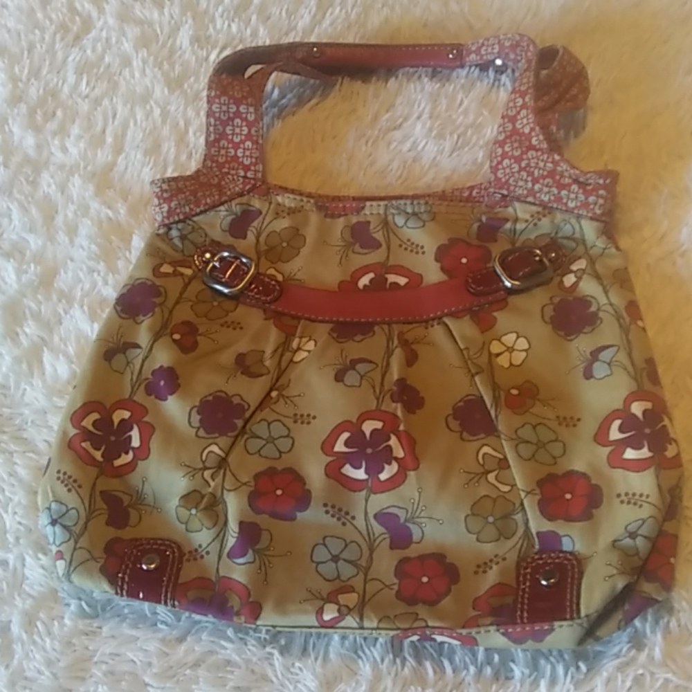 Fossil Large Tan Canvas Bag
